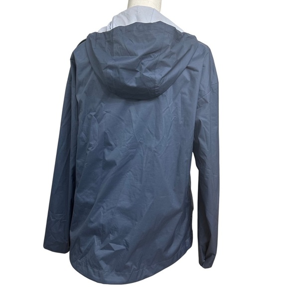 REI Co-op Rain Hooded Jacket Women's Thunder Blue Size Medium - Picture 6 of 10